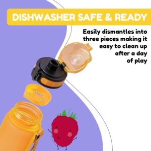 Klarstein Schmatzfatz, fľaša na pitie, športová fľaša, 500 ml, 24 cm, Tritan