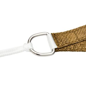 Blumfeldt Štvorcová slnečná clona, 5 x 5 m, s upevňovacími okami, polyester, priedušná