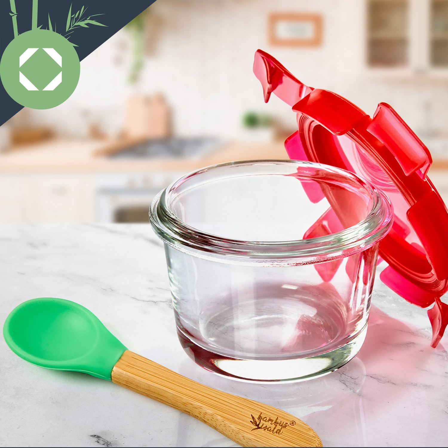 Klarstein Detské poháre, 6 dielsúprava, pestré kryty, vzduchotesný uzáver, nepriepustné – Obrázok 2