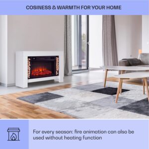 Klarstein Studio Loft 2, elektrický krb, 1900 W, LED technológia, diaľkové ovládanie
