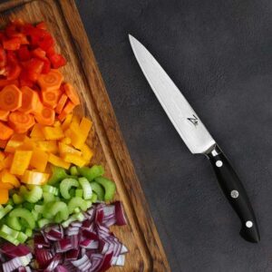 Zelite Infinity by Klarstein Executive-Plus, 6" univerzálny nôž, 61 HRC, damašková oceľ