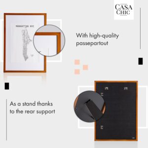 Casa Chic Kenton, rám na obrázky, obdĺžnikový, DIN A2, pasparta, plexisklo