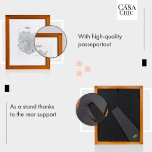 Casa Chic Kenton, rám na obrázky, obdĺžnikový, 25 x 20 cm, pasparta, sklo