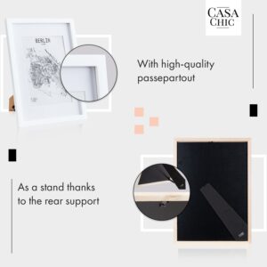 Casa Chic Everton, rám na obrázky, obdĺžnikový, DIN A3 fotky 41 x 28,7 cm, pasparta, akrylové sklo