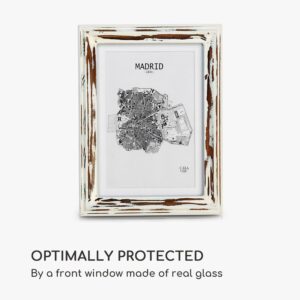 Casa Chic Lancaster, rám na obrázky, obdĺžnikový, fotky 17 x 12 cm, pasparta, drevo