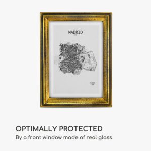 Casa Chic Lancaster, rám na obrázky, obdĺžnikový, fotky 17 x 12 cm, pasparta, drevo