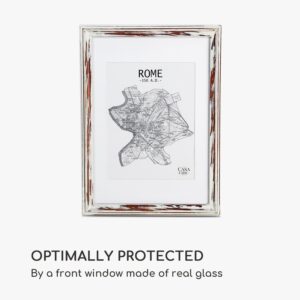 Casa Chic Lancaster, rám na obrázky, obdĺžnikový, DIN A4 fotky, pasparta, drevo