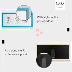 Casa Chic Moorgate, obdĺžnikový obrazový rám, 1 rám na 3 obrázky, 15 x 10 cm, pasparta, drevo