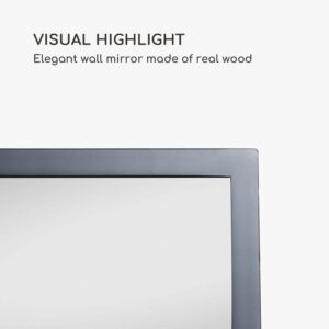 Casa Chic Arsenal, nástenné zrkadlo, pravé drevo, obdĺžnikové 90 x 60 cm