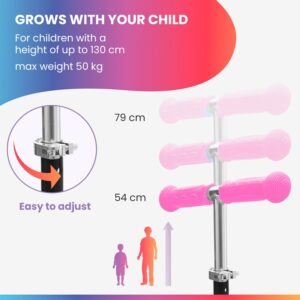 Fun pro ONE detská kolobežka 3-6 rokov LED kolieska skladacia do 50 kg nastaviteľná výška
