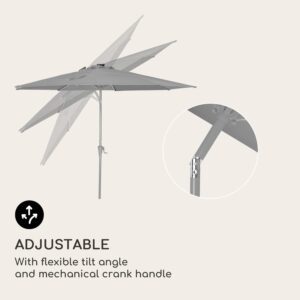 Blumfeldt Calais, slnečník, hliníkový rám, polyester, UV 50, LED svetlo