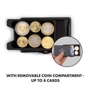 Slimpuro ZNAP Airtag Wallet, 8 kariet, priehradka na mince, 8,9 x 1,5 x 6,3 cm (Š x V x H), ochrana RFID
