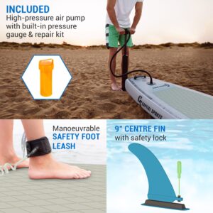 Capital Sports Kipu Allrounder 365, nafukovací Paddelboard, SUP board Set, cruiser