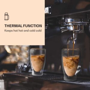 Feelino DUOS, dvojstenný pohár, 400 ml, vrátane lyžičky