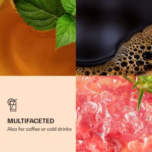 Feelino Ice set 6, čajové poháre, set 6 ks, 320 ml, vysokokvalitné borosilikátové sklo, vhodné do umývačky riadu