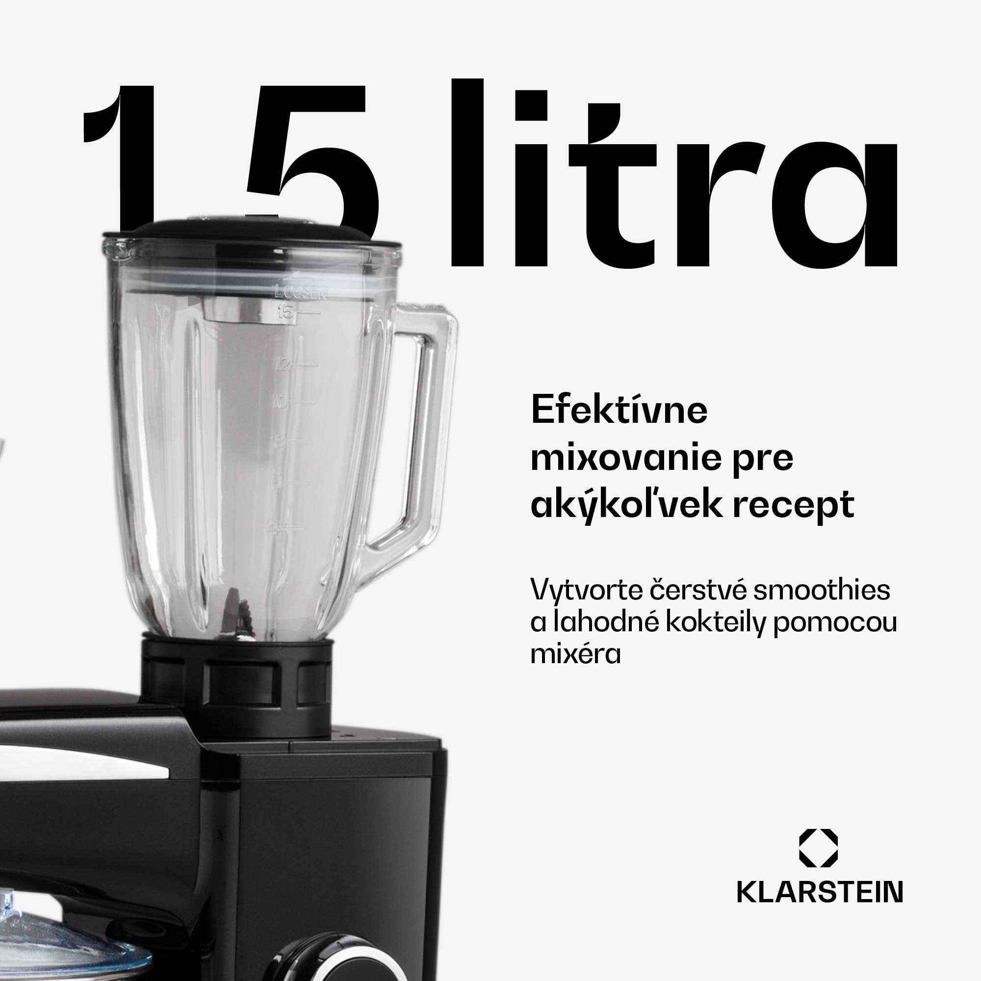 Klarstein Renata Rossa, kuchynský robot 3 v 1, 2000 W/2,7 PS, 10 l, nehrdzavejúca oceľ, bez BPA – Obrázok 3