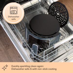 Klarstein Crisp-Pro, teplovzdušná fritéza, 1400 W, 3,5 l, 8 programov, časovač