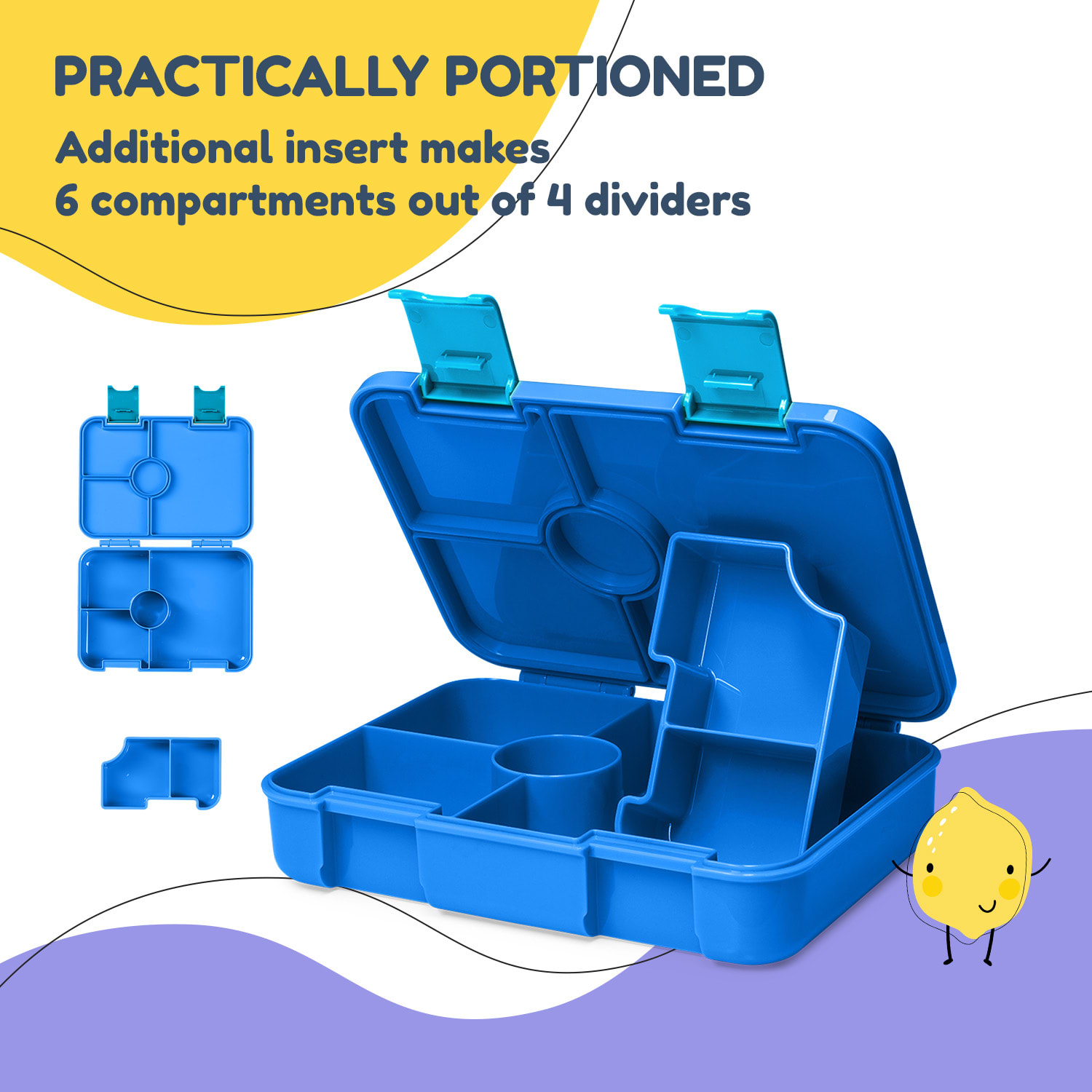 Klarstein Schmatzfatz desiatový box s priehradkami