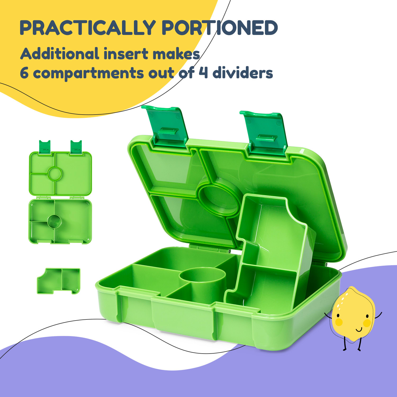 Klarstein Schmatzfatz desiatový box s priehradkami