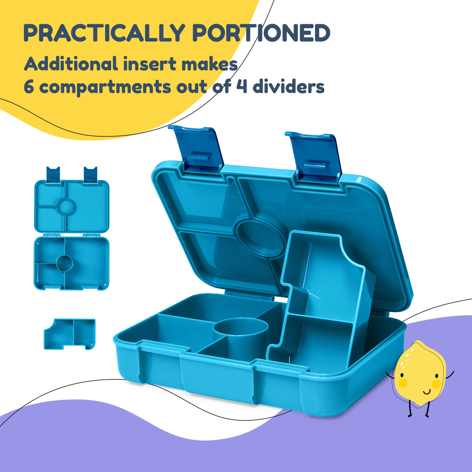 Klarstein Schmatzfatz desiatový box s priehradkami