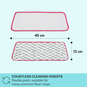 MySimaa by blumfeldt Glisten Pad, návlek na umývanie, mikrovlákno, 40 x 12 cm, dvojité balenie