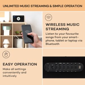 Auna Vertico Swing DAB | DAB+ rádio so Swing CD prehrávačom | FM/DAB+ | AUX | BT | USB