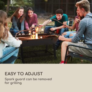 Blumfeldt Milos Alto, otočný gril, žiaruvzdorná oceľová konštrukcia, priehradka na drevo