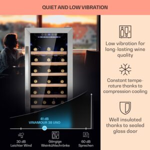 Klarstein Vinamour 38 Uno, vinotéka