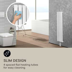 Blumfeldt Ontario, radiátor, 120 x 30, 380 W, inštalácia na stenu