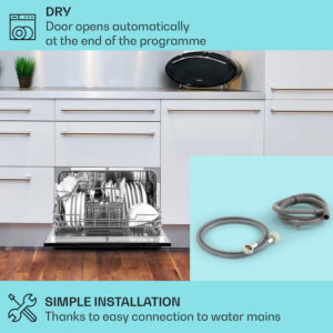 Klarstein Havasia UV 8, umývačka riadu, 1620 W, UV-svetlo, voľne stojaca/na zabudovanie