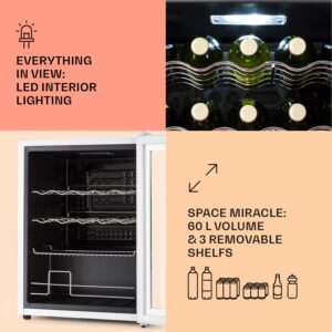 Klarstein Coachella 60, Smart, chladnička, 60 l, funkcia WiFi, podsvietenie.