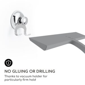 Gütewerk by blumfeldt Blaze Stierka na sprchový kút 23 cm Silikónový kryt Jadro z nehrdzavejúcej ocele Moderný dizajn