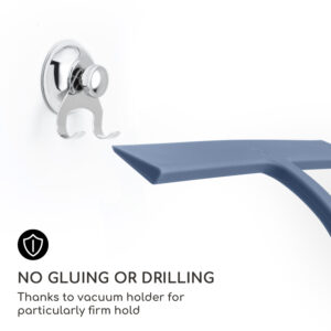 Gütewerk by blumfeldt Blaze Stierka na sprchový kút 28 cm Silikónový kryt Jadro z nehrdzavejúcej ocele Moderný dizajn