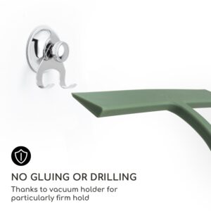 Gütewerk by blumfeldt Blaze Stierka na sprchový kút 28 cm Silikónový kryt Jadro z nehrdzavejúcej ocele Moderný dizajn