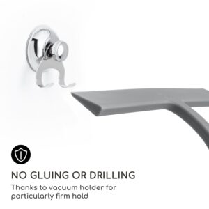 Gütewerk by blumfeldt Blaze Stierka na sprchový kút 28 cm Silikónový kryt Jadro z nehrdzavejúcej ocele Moderný dizajn