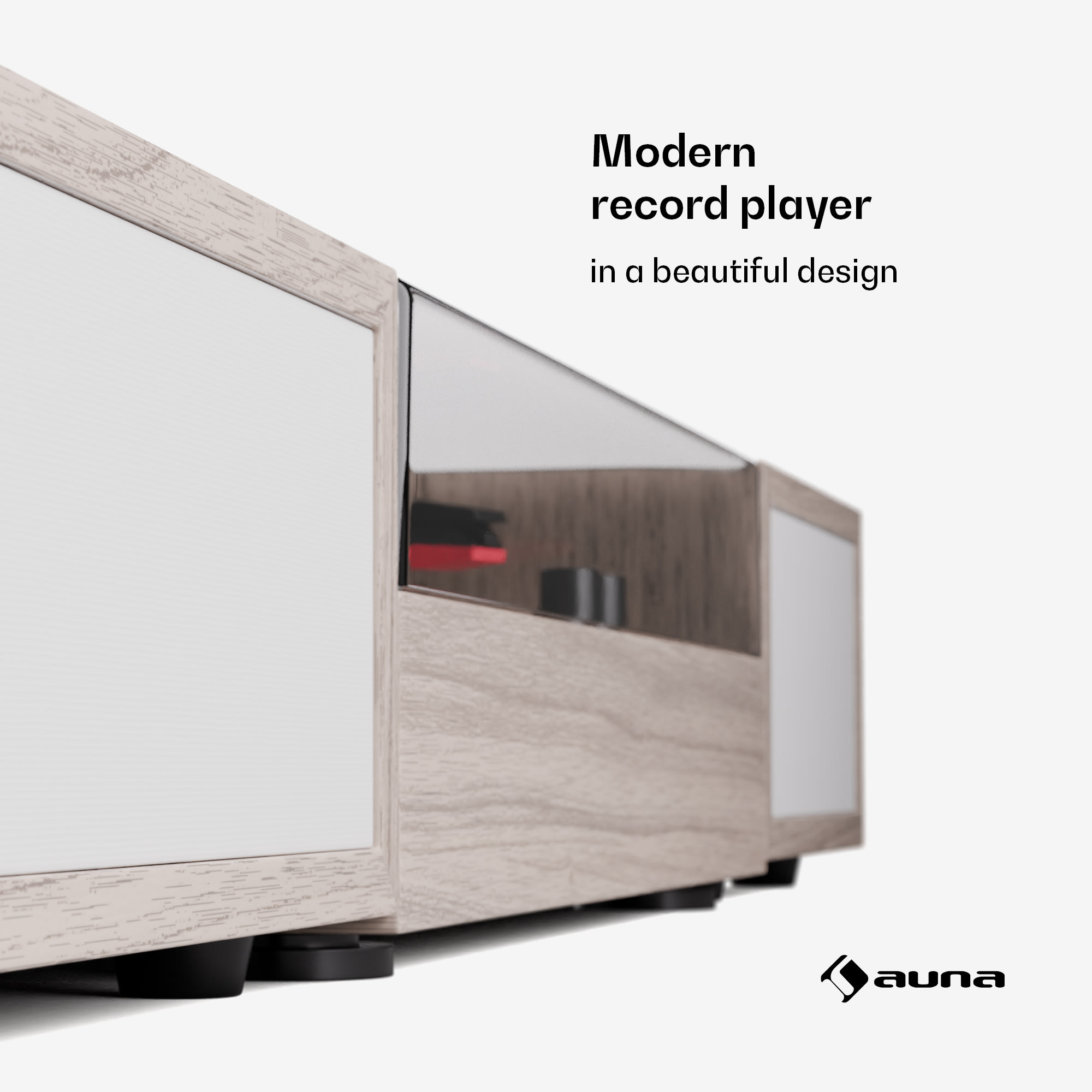 Auna TT-Play 2x10W BT RCA-Out 3-rýchlostný gramofón, gramofón, 3-rýchlostný, Bluetooth – Obrázok 2