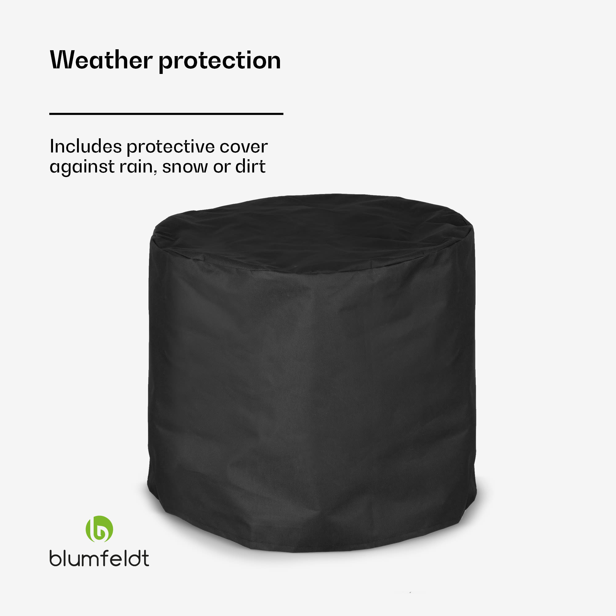 Blumfeldt Mojanda, kôš na oheň, bezdymový, robustný, kutáče, kryt proti dažďu – Obrázok 3