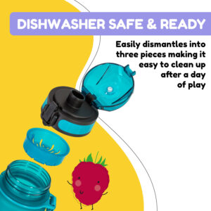 Klarstein Wakaba, fľaša na pitie, 400 ml, Tritan, BPA-free