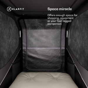 KLARFIT Goldie Buggy, príves na bicykel, 324 l, max. 40 kg, skladací, odolný voči poveternostným vplyvom