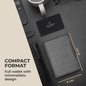 Slimpuro ZNAP Slim Wallet, 8 kariet, priehradka na mince, 8 x 1,5 x 6 cm (Š x V x H), ochrana RFID