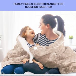 Klarstein DR Watson Deluxe XL, elektrická deka, 160 W, 9 úrovní ohrevu, 180 x 130 cm