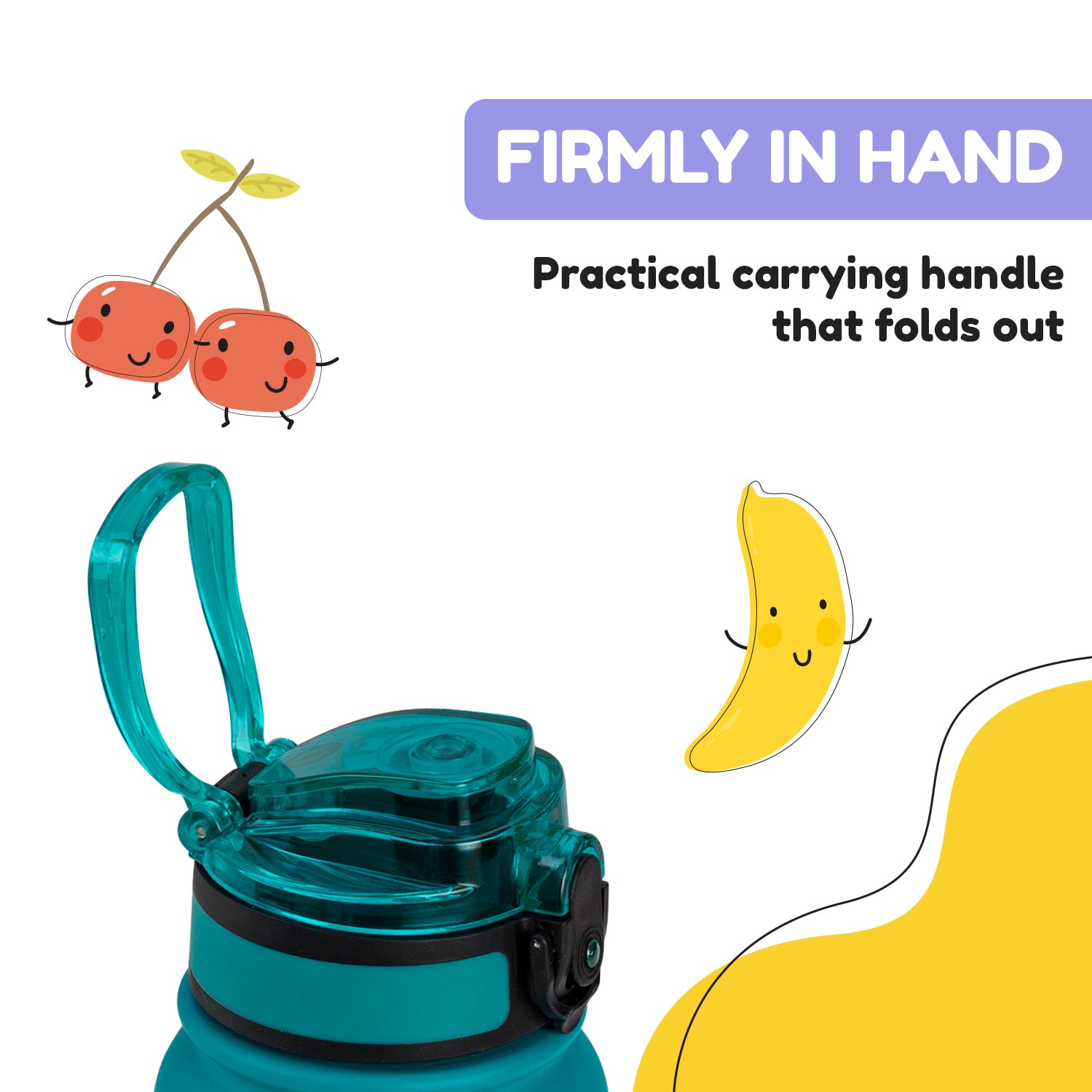 Klarstein Wakaba termoska 550 ml z nehrdzavejúcej ocele Tritan BPA-Free – Obrázok 3