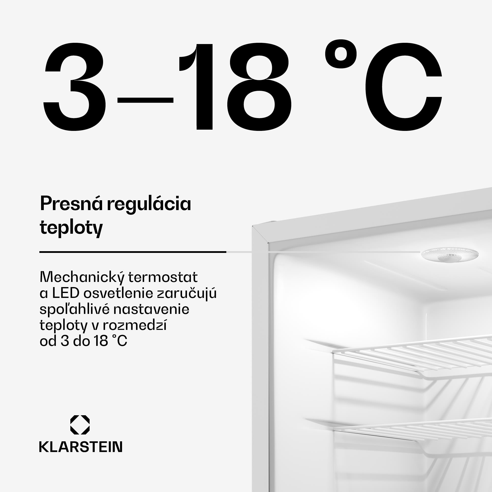 Klarstein Matterhorn 28, mini chladnička, 28 litrov, 35 dB, kompaktná, uzamykateľná