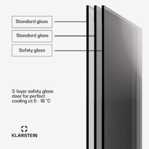 Klarstein Shiraz 8 Uno, vinotéka, 8 fliaš, 8-18°C, dotykové ovládanie