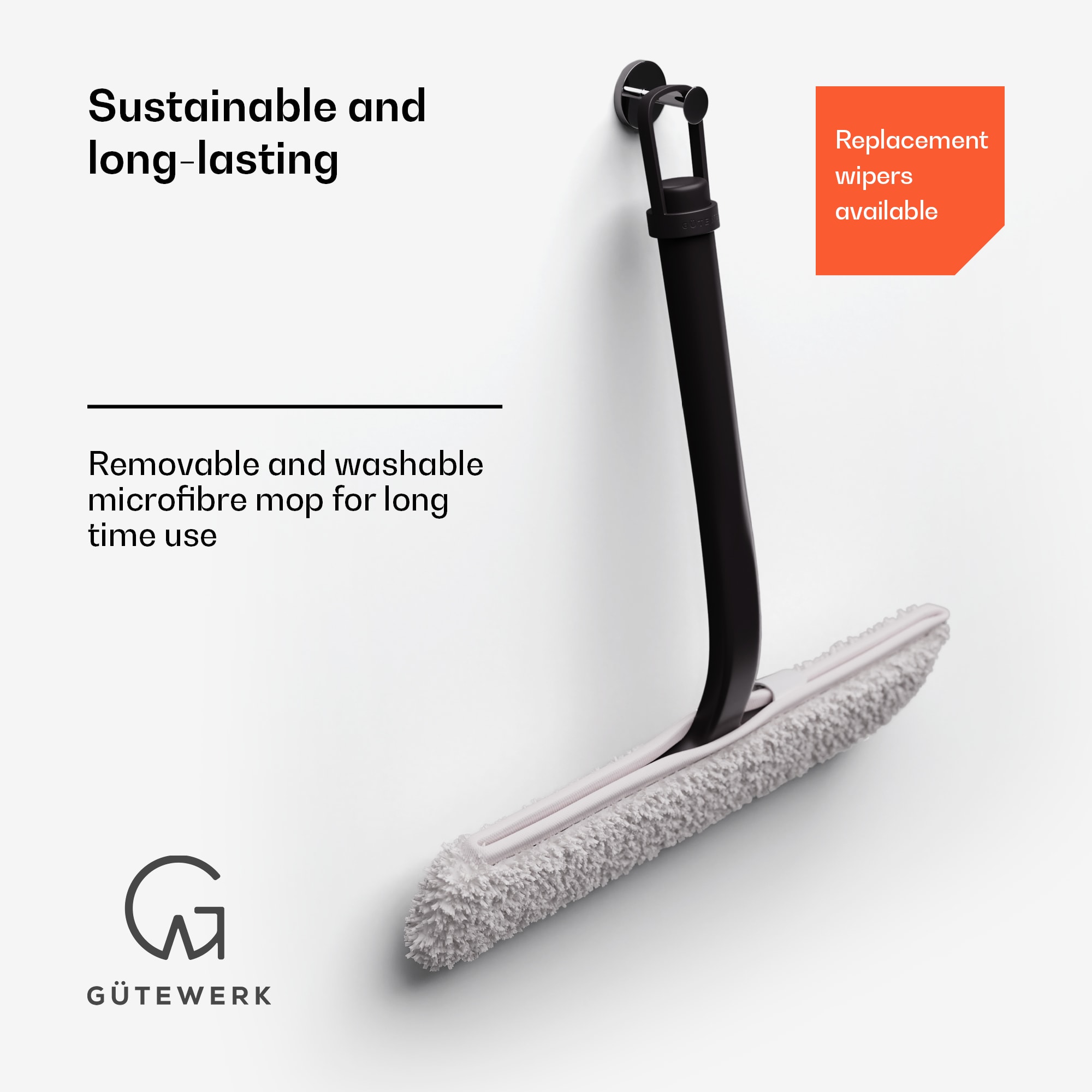 Blaze 2 v 1, stierka na okná, 23 cm, silikónová stierka, obal z mikrovlákna – Obrázok 2