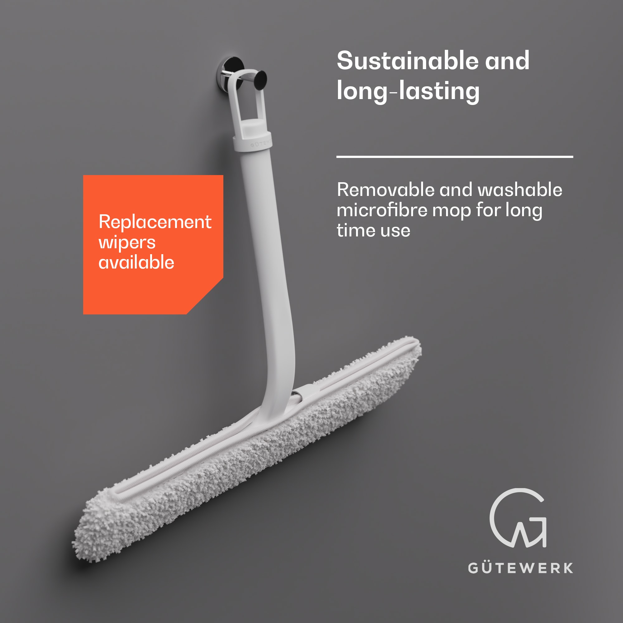 Blaze 2 v 1, stierka na okná, 28 cm, silikónová stierka, obal z mikrovlákna – Obrázok 2