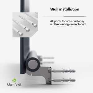 Blumfeldt Ontario, radiátor, 100 x 60, 1/2" bočné a stredové pripojenie, inštalácia na stenu, 681 W