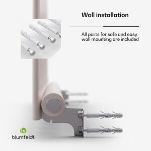 Blumfeldt Ontario, radiátor, 100 x 60, 1/2" bočné a stredové pripojenie, inštalácia na stenu, 681 W