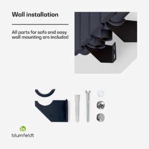 Blumfeldt Tallheo, 41 x 180, radiátor, kúpeľňový radiátor, rúrkový radiátor, 1435 W, teplovodný, 1/2