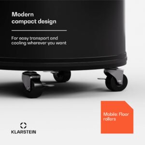 Klarstein Mr. Barbot 75, chladnička na nápoje, barová chladnička, 75 litrov, 0-16 °C, mobilná
